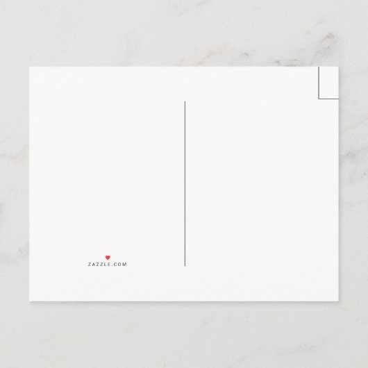 Virginia Wordmark Distress Uitnodiging Briefkaart (Achterkant)