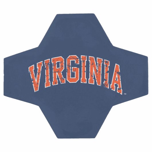 Virginia Wordmark Distress Voetbal (Enkel)