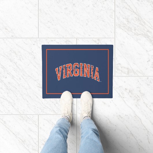 Virginia Wordmark in distressed look Deurmat (Binnen)