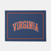 Virginia Wordmark in distressed look Deurmat (Voorkant)