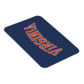 Virginia Wordmark in distressed look Magneet (Rechterzijde)
