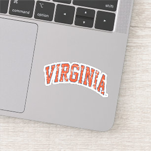 Virginia Wordmark in distressed look Sticker