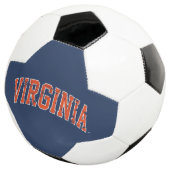 Virginia Wordmark in distressed look Voetbal (Drie kwart)