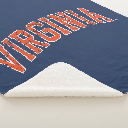 Virginia Wordmark Vervuild Sherpa Deken (3/4)