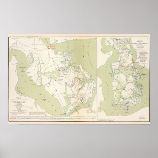 Virginia, Yorktown, naar Williamsburg Poster (Voorkant)