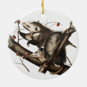 Virginiaanse Opossum Didelphis Virginia Illustrati Keramisch Ornament (Achterkant)