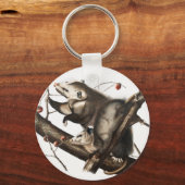Virginiaanse Opossum Didelphis Virginia Illustrati Sleutelhanger (Voorkant)