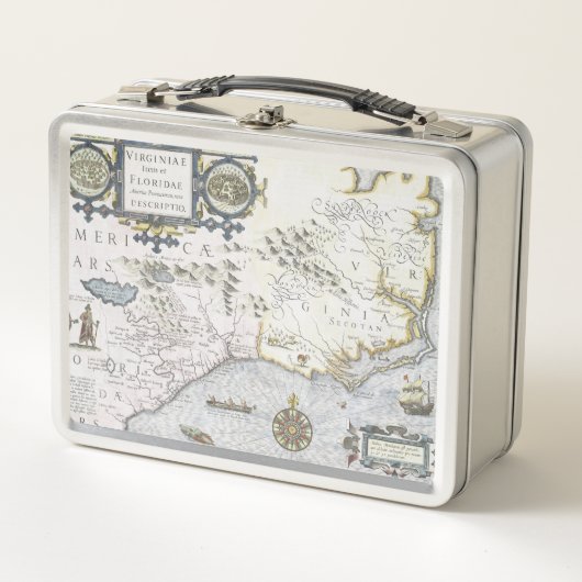 Virginiae Item et Floridae Americarum provinciarum (Voorkant)