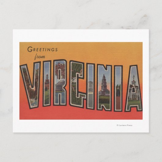 VirginiaLarge Letter ScenesVirginia 3 Briefkaart (Voorkant)