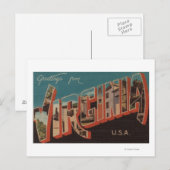 VirginiaLarge Letter ScenesVirginia 4 Briefkaart (Voorkant / Achterkant)
