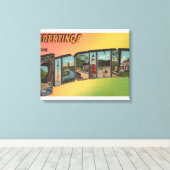 VirginiaLarge Letter ScenesVirginia 4 Canvas Afdruk (Insitu (Houten vloer))