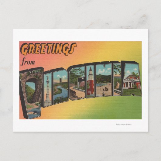 VirginiaLarge Letter ScenesVirginia Briefkaart (Voorkant)