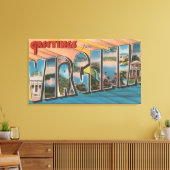 VirginiaLarge Letter ScenesVirginia Canvas Afdruk (Insitu (Woonkamer))