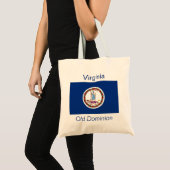 Virginian Flag Bag Tote Bag (Voorkant (product))