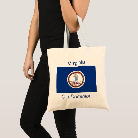 Virginian Flag Bag Tote Bag (Voorkant (product))