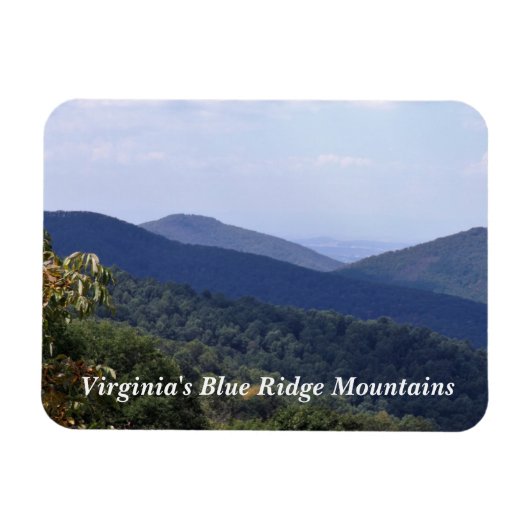 Virginia's Blue Ridge Mountains Magneet (Horizontaal)