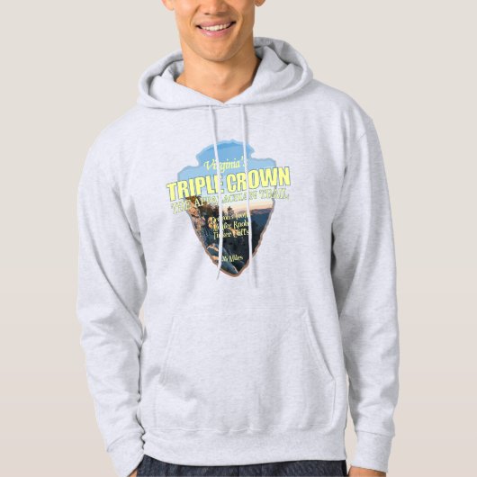 Virginia's Triple Crown (pijlpunt) Hoodie (Voorkant)