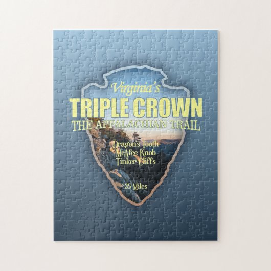 Virginia's Triple Crown (pijlpunt) Legpuzzel (Verticaal)