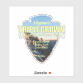Virginia's Triple Crown (pijlpunt) Sticker (Vel)