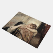 Virginie (De Parijse Vrouw) (door Albert Edelfelt) Deurmat (Schuin)