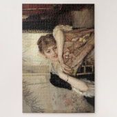 Virginie (De Parijse Vrouw) (door Albert Edelfelt) Legpuzzel (Verticaal)
