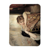 Virginie (De Parijse Vrouw) (door Albert Edelfelt) Magneet (Verticaal)