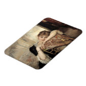 Virginie (De Parijse Vrouw) (door Albert Edelfelt) Magneet (Linkerzijde)