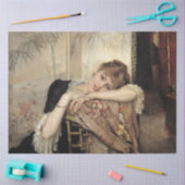 Virginie (De Parijse Vrouw) (door Albert Edelfelt) Tissuepapier (Craft)