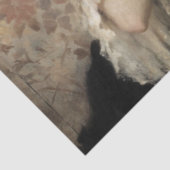 Virginie (De Parijse Vrouw) (door Albert Edelfelt) Tissuepapier (Detail)