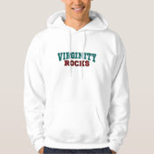 Virginity Rocks, Funny Skippy de Maagd Hoodie (Voorkant)