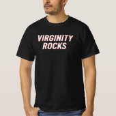 Virginity Rocks Shirt (Voorkant)