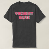 Virginity Rules Virgin T-shirt (Design voorkant)