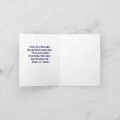 Virgin's cradle hymn feestdagen kaart (Binnen)