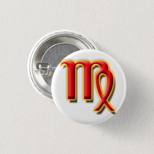 Virgo #1 Button (Voorkant /achterkant)