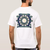 Virgo 2026 Geometric Virgo Symbol Mandala | Refine T-shirt (Achterkant)