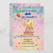 Virgo (23 augustus - 22 september) Birthday Kaart (Voorkant / Achterkant)