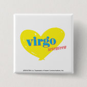 Virgo 3 vierkante button 5,1 cm (Voorkant)