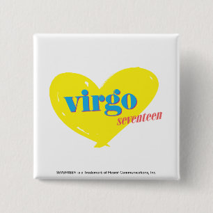Virgo 3 vierkante button 5,1 cm