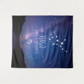 Virgo | Aangepaste astrologie Tapestry Wandkleed (Voorkant (horizontaal))