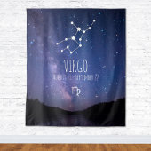 Virgo | Aangepaste astrologie Tapestry Wandkleed