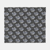 Virgo Aanmelden voor koolstof Carbon Print Fleece Deken (Voorkant (Horizontaal))