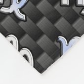 Virgo Aanmelden voor koolstof Carbon Print Fleece Deken (Hoek)