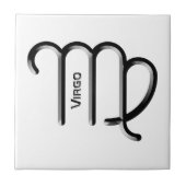 VIRGO, abstract ontwerp van het sterrenbeeld, Tegeltje (Voorkant)