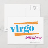 Virgo Aqua Briefkaart (Voorkant / Achterkant)