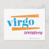 Virgo Aqua Briefkaart (Voorkant)