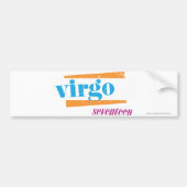 Virgo Aqua Bumpersticker (Voorkant)