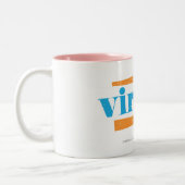 Virgo Aqua Tweekleurige Koffiemok (Links)