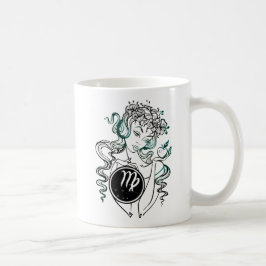 Virgo Art Deco Lady Koffiemok