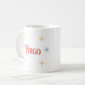 Virgo Astrologische Sign Coffee Mok (Voorkant links)