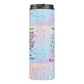 Virgo Astrology Birthday 23-september 22 Thermosbeker (Achterkant)